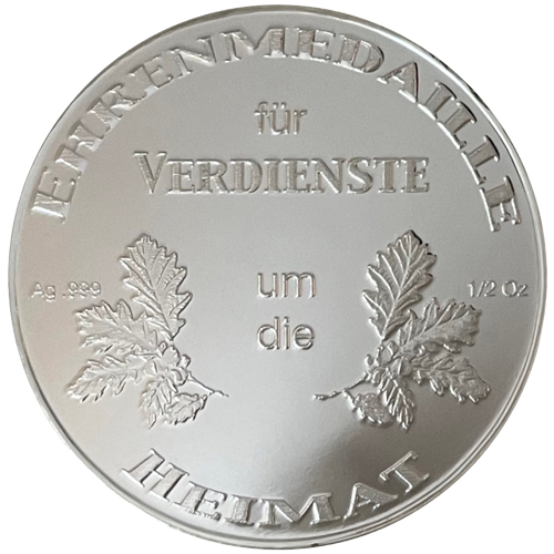 Sachsen Taler "Ehrenmedaille", 28mm Feinsilber, handgeprägt