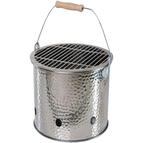 Edelstahl Grilleimer, Eimergrill