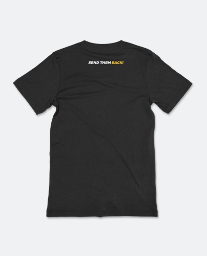 Preview: Demoshirt »Remigration – send them back«