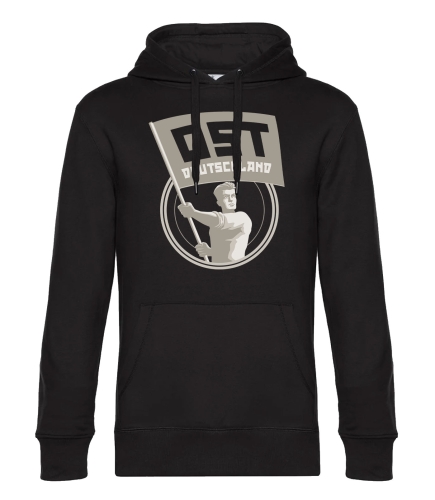 Kapuzenpullover in Schwarz , Ostdeutschland lieferbar in XS-3XL