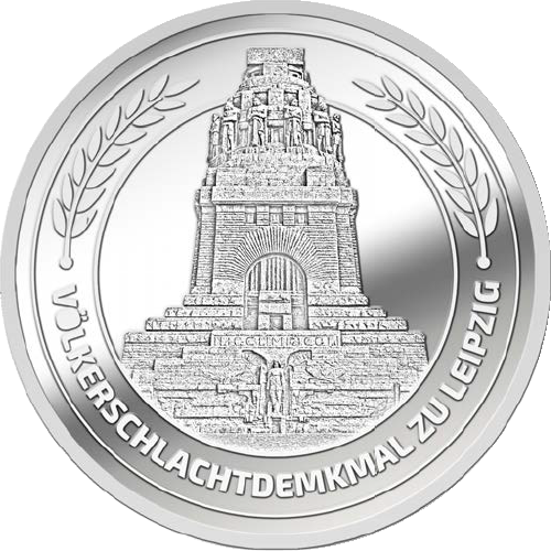 Silber-Sachsentaler Völkerschlachtdenkmal