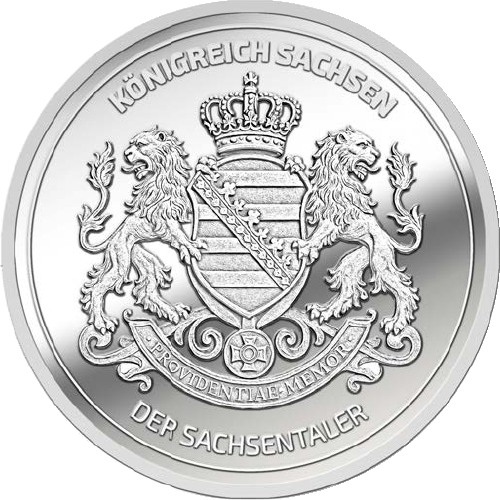 Preview: Silber-Sachsentaler Frieden (auf 100 Stück limitiert)