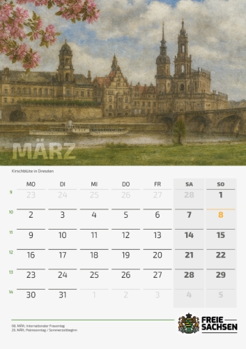 Monatswandkalender 2026 "Heimat in Bildern"