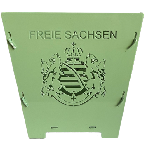 Teelichtkorb Freie Sachsen - "Wildschütz Karl Stülpner"