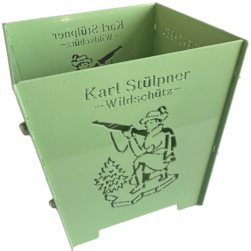 Teelichtkorb Freie Sachsen - "Wildschütz Karl Stülpner"