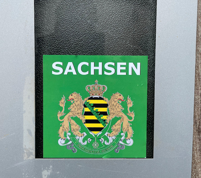 Ostdeutschland Schriftzug Aufkleber PVC