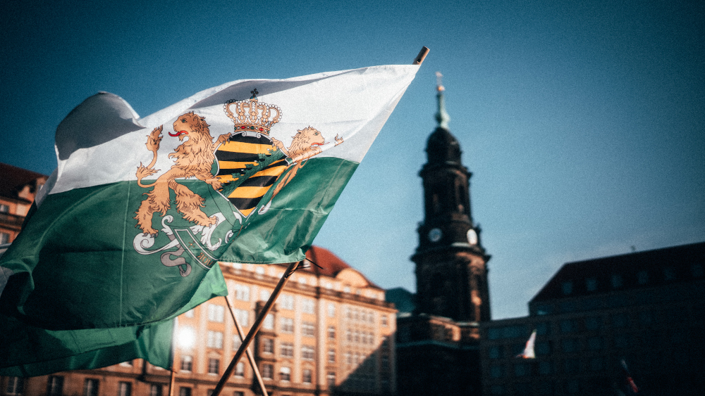 Fahne Königreich Sachsen Hissflagge 90 x 150 cm Flagge 