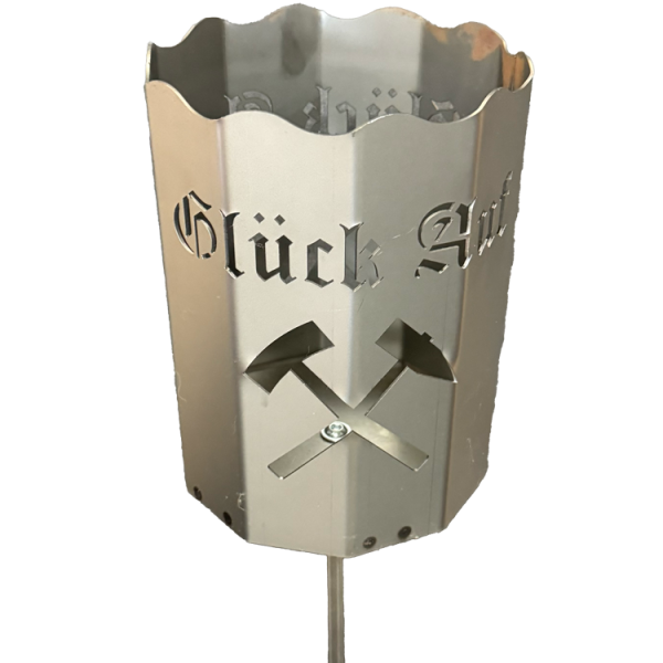 Gartenfackel, 3 Motive, aus 1mm Stahlblech