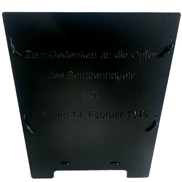 Teelichtkorb "Dresden 1945"