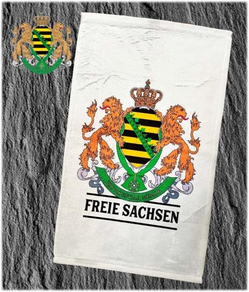Handtuch "Freie Sachsen" 50 x 30cm