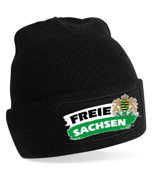 Freie Sachsen mit Wappen (dunkelgrau oder schwarz)