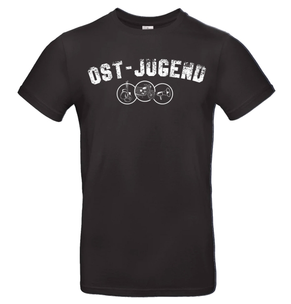 Ost-Jugend T-Shirt in schwarz