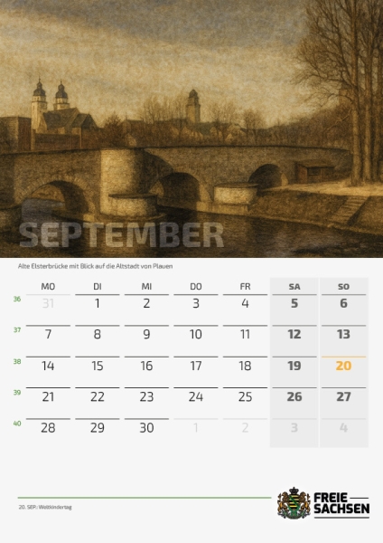 Monatswandkalender 2026 "Heimat in Bildern"