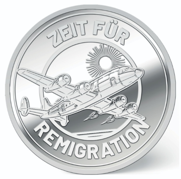 Silber-Sachsentaler Remigration