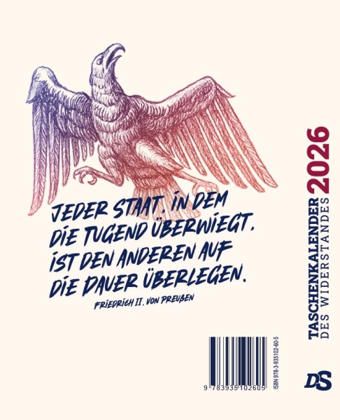 Taschenkalender des Widerstandes 2026
