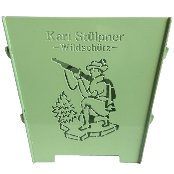 Teelichtkorb Freie Sachsen - "Wildschütz Karl Stülpner"