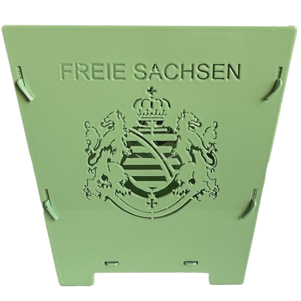 Teelichtkorb Freie Sachsen - "Wildschütz Karl Stülpner"